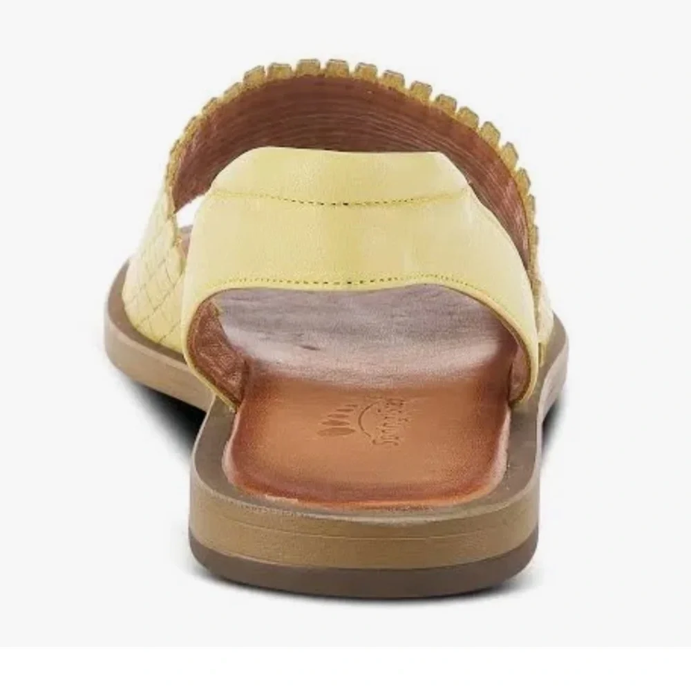 Spring Step GELSI-Y Yellow Sandals